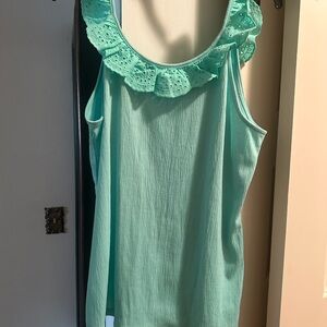 Mint Green Sleeveless Top